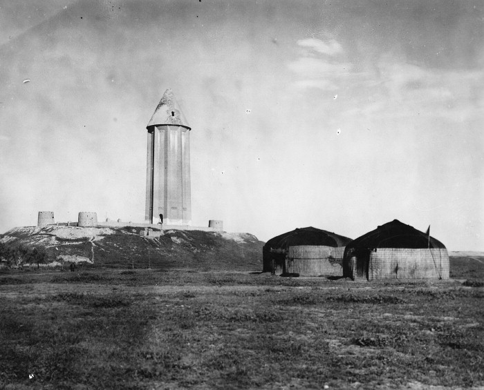 Qaboos Tower historical photo 